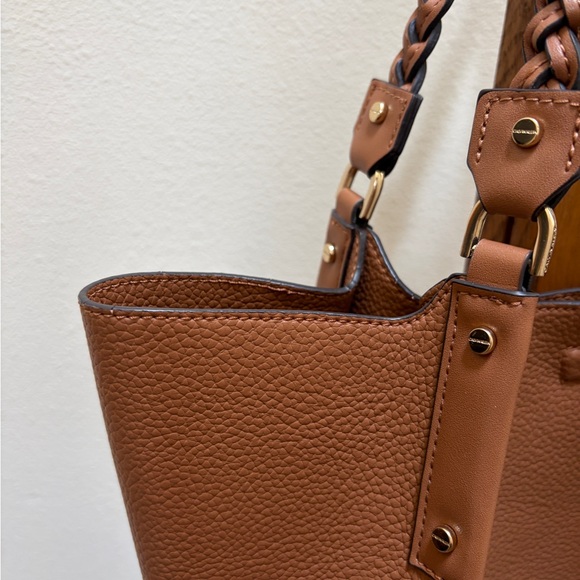 Calvin Klein Tan Leather Tote - Picture 3 of 10